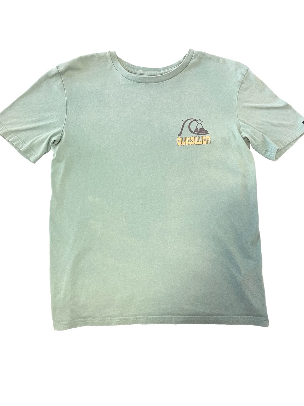 Turquoise cotton t-shirt quicksilver